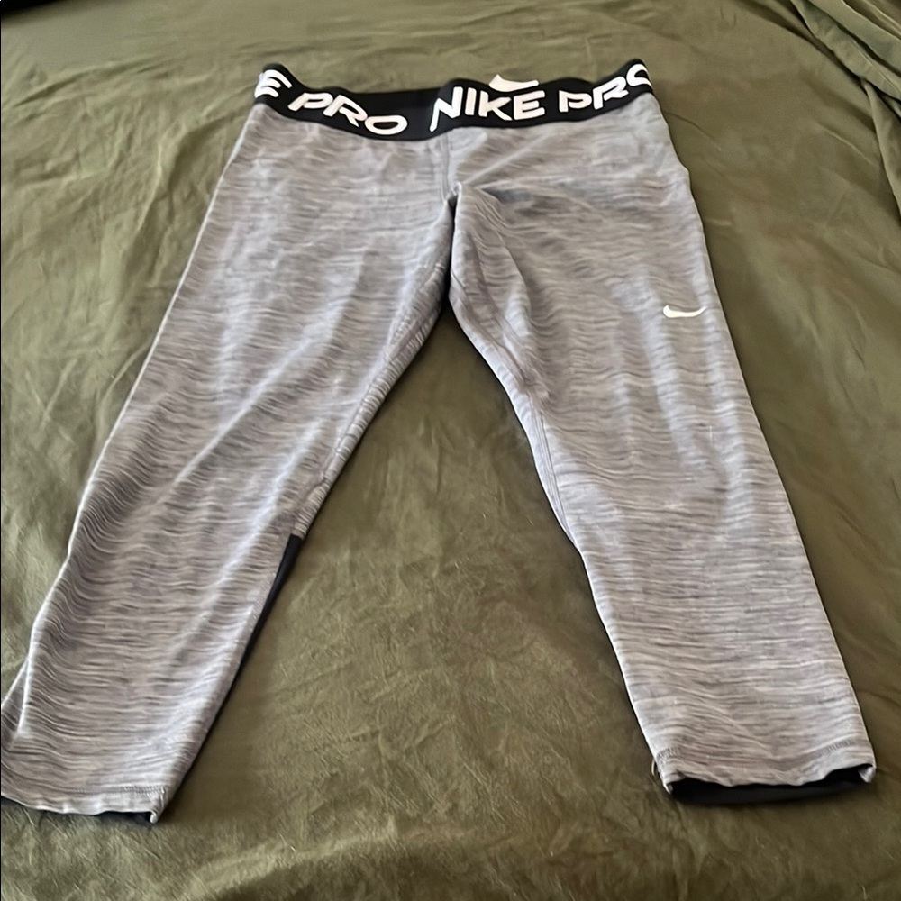 Nike Gray Athletic Leggings